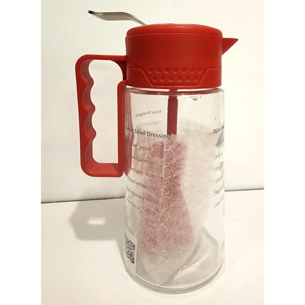 Prepology 2 cup  Salad Dressing Mixer with recipes on  bottle  NEW